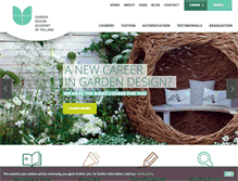 Tablet Screenshot of gardendesignacademy.ie